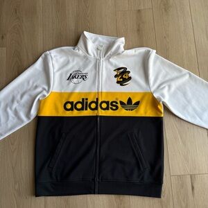 Kobe Bryant Black Mamba VERY RARE Adidas Los Angeles Lakers jacket coat SIZE XL